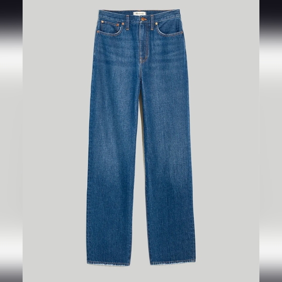 NWT Madewell Baggy Straight Jeans - Size 27 - Picture 4 of 13